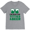 st. patrick's day titties and beer V-Neck Tee
