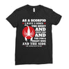 as a scorpio i have 3 sides Ladies Fitted T-Shirt