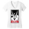 cell Women's V-Neck T-Shirt
