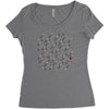 guns and swords and tacos Women's Triblend Scoop T-shirt