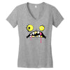halloween face Women's V-Neck T-Shirt