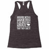 arguing with a psych major Racerback Tank
