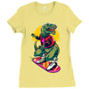 rex to the future Ladies Fitted T-Shirt
