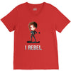 i rebel V-Neck Tee