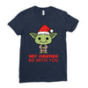 may christmas be with you Ladies Fitted T-Shirt