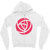 flower Zipper Hoodie