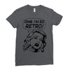 oh my god i am so retro Ladies Fitted T-Shirt
