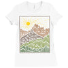 mountain line Ladies Fitted T-Shirt