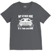 my other ride is a time machine V-Neck Tee