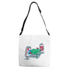 beer pong Adjustable Strap Totes