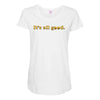 It's All Good Maternity Scoop Neck T-shirt