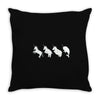 unicorn devolution Throw Pillow