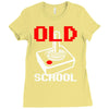 old school joystick Ladies Fitted T-Shirt