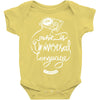 music is the universal language of mankind Baby Onesie