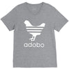 white adobo V-Neck Tee
