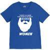 people without beard V-Neck Tee