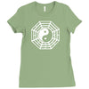 i ching ying and yang Ladies Fitted T-Shirt