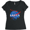 santa nasa parody Women's Triblend Scoop T-shirt
