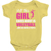all this girl care about is volleyball Baby Onesie