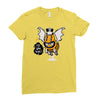 monster i will bee bat Ladies Fitted T-Shirt