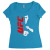 bruce lee family ufc Women's Triblend Scoop T-shirt
