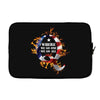 American Flag Q Fire Laptop sleeve