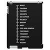 beard length chart funny professor grandpa mustache humor iPad 3 and 4 Case