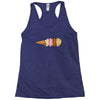 quadruple dip towe Racerback Tank
