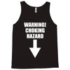 warning choking hazard printed Tank Top