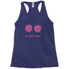 all natural 20 breasts dice Racerback Tank