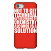 alcohol is a solution funny t shirt geek science alcohol shirt party b iPhone 8