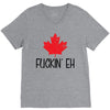 canada fuckin eh V-Neck Tee