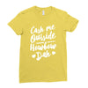 cash me outside howbow dah Ladies Fitted T-Shirt