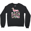 dachshund floral Crewneck Sweatshirt