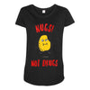 nugs not drugs Maternity Scoop Neck T-shirt