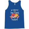 fight for the things you love pizza donuts Tank Top