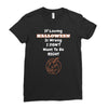 loving halloween is right Ladies Fitted T-Shirt