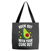 rock out with your guac out Tote Bags