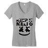 marshmello Women's V-Neck T-Shirt