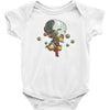 overwatch zenyatta cute spray Baby Onesie