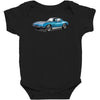 1965 corvette sting ray classic car, ideal birthday gift or pres Baby Bodysuit