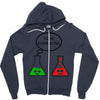you're overreacting Zipper Hoodie