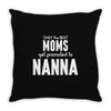 Only The Best Moms Get Promoted To Nanna Throw Pillow