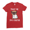 trust me i'm a dogtor Ladies Fitted T-Shirt