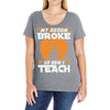teacher Ladies Curvy T-Shirt