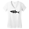 Auntie Shark Women's V-Neck T-Shirt