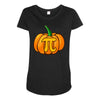 pumpkin pi Maternity Scoop Neck T-shirt