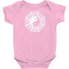 i ching ying and yang Baby Onesie