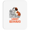 This Girl Loves Saint Bernard Mousepad