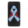 stomach cancer ribbon and rose iPhone 7 Plus Case